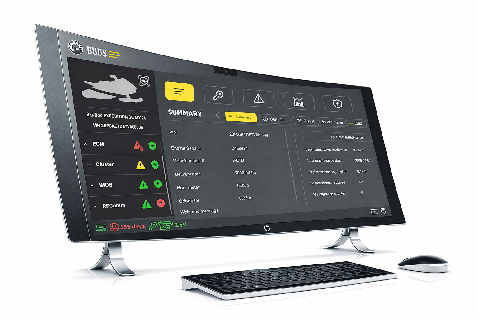 BUDS3 Dealer Technician License for Ski-Doo and Lynx Diagnostic System