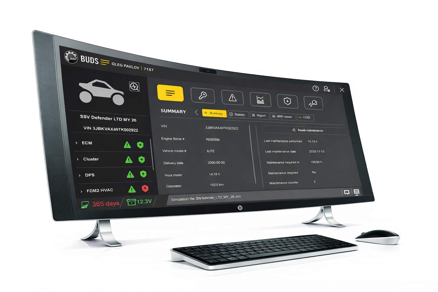 BUDS3 Universal Dealer Technician License for Full BRP Diagnostics