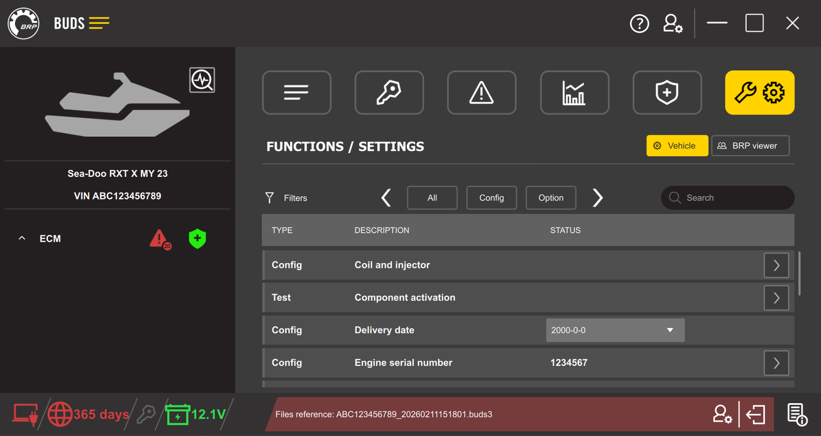 BUDS3 All Dealer Technician License