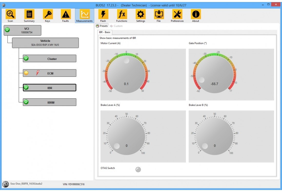 BUDS2 All Can-Am Dealers Technician License